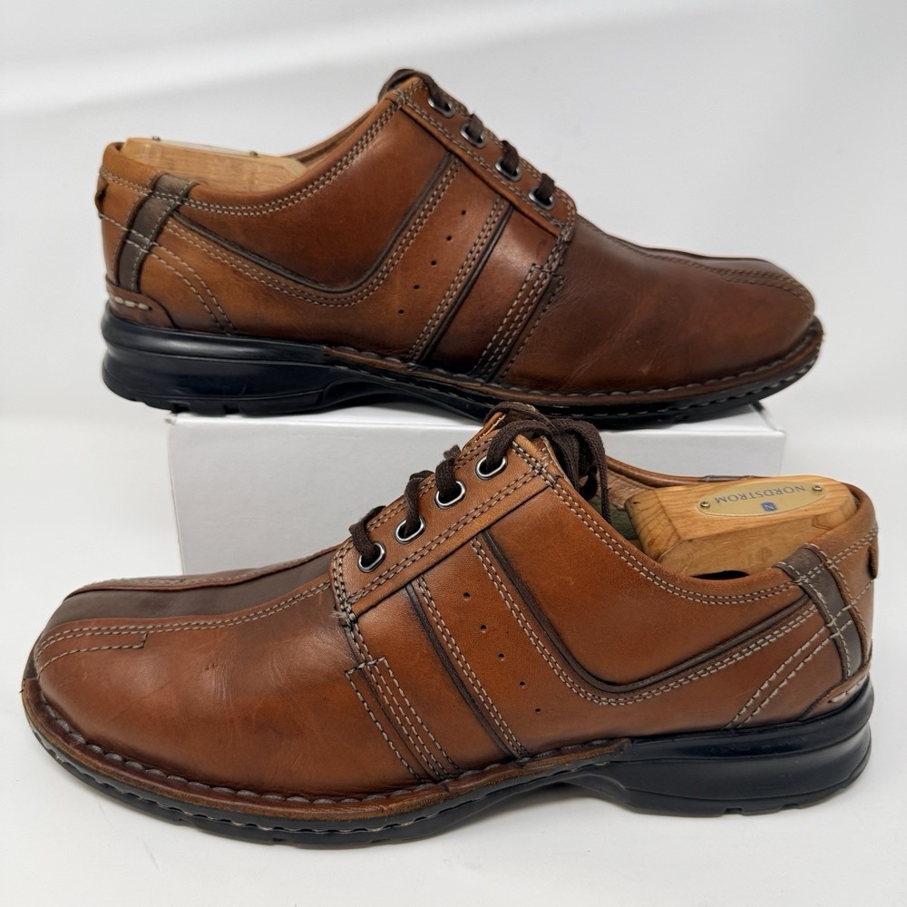 Clarks Touareg Brown Oxford Men's‎ Shoes 70852 Size 10 M Comfort Leather